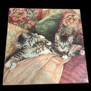 Cat-Themed Decorative Storage Box By Bobs Boxes Featuring Suellen Ross Artwork "